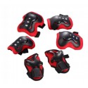 Захист дитячий FSK M07 (Пензлі, лікті, коліна) чорно-червоний