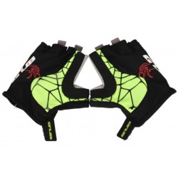 Перчатки велосипедные GUB S036 черно-салатный XL