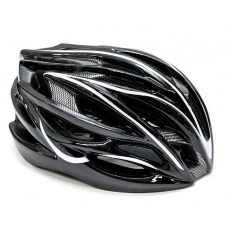 Шлем велосипедный FSK AH404 чёрно-белый 56-63см