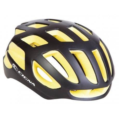 Шлем велосипедный СIGNA TT-4 черно-желтый L (58-61см)
