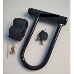 Замок стальной U-образный скоба велосипедная