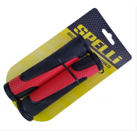 Грипсы SBG-6708L 127 mm BK\Red