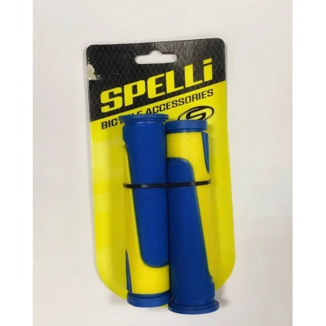 Грипсы SBG-6708L 127 mm Blue \Yellow