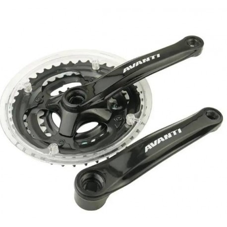 AVANTI, Подростковый, 24/34/42T  , Серый, СТАЛЬ В ПЛАСТИКЕ, длина:152L, С ЗАЩИТОЙ,  (см. каталог)