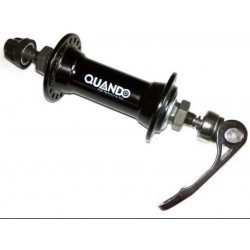 Quando Втулка ПЕРЕДНЯЯ, АЛЮМИНИЙ, ЭКСЦЕНТРИК, ЧЕРНАЯ, на 36 спиц.