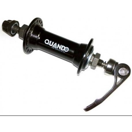 Quando Втулка ПЕРЕДНЯЯ, АЛЮМИНИЙ, ЭКСЦЕНТРИК, ЧЕРНАЯ, на 36 спиц.