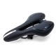 Седло МТВ с отверстием 280*180 чёрно-белый YF-1034