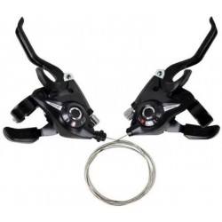 Ручки переключения - моноблок L3 R7 черн. SUNRUN KD-80