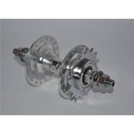 Втулка задня NOVATEC A166SBT/F FIX-FIX 32 SIL Срібний