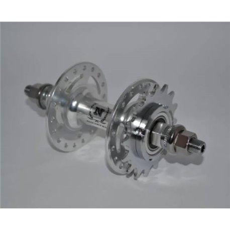 Втулка задня NOVATEC A166SBT/F FIX-FIX 36 SIL Срібний