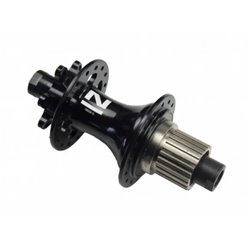 Втулка задня NOVATEC D462SB SL X12 S3S 11S MS 32 BLK Чорний