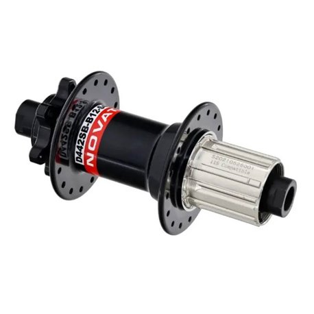 Втулка задня NOVATEC JY-D442SB B12 S4S 11S 28 BLK Чорний