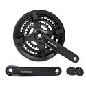 Шатун Shimano ty301 Алюминий L175мм 24-34-42Т под квадрат черный