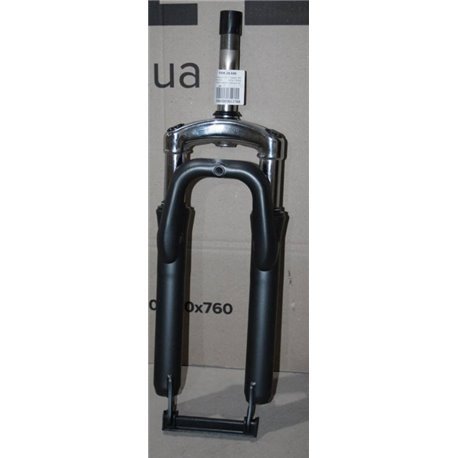 Вилка 24" ST 1" резьб.  шток-134мм темно-серый с черным (м) Discovery FLINT 2022 (повреждение ЛКП) (темно-серы