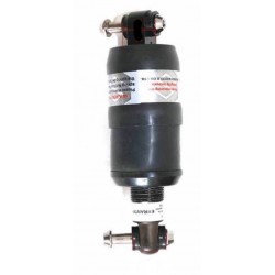 Амортизатор на раму  длина 150 мм закрытый черный