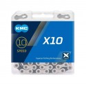 Ланцюг KMC X10 для 10 ск. трансмісії 116 зв. Silver/Black
