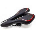 Сідло МТВ з отвором 280 * 160 чорно-червоний YF-1034