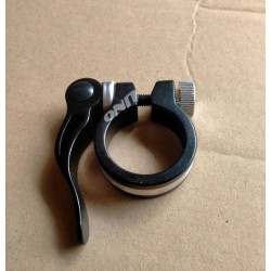 Зажим трубы хомут UNO Ø31,8мм (алюминиевой рамы) c эксцентриком черный