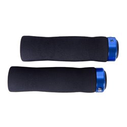 Ручки керма Гріпси 130 чорний з синім замком BC-GR6497 неопренові