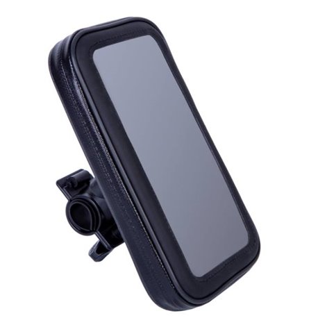 Тримач для смартфона 4,7-6,3" пластик чорний BC-BG016 с креплением на руль/вынос