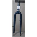 Вилка 26" Жорстка ST 1-1/8 rod-158 безрізьбова v-br синій (матовий) YS 7102 60% matt Dorozhnik LUX (пошкодження ЛКП)