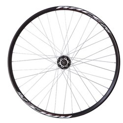 Колесо задн. VLT 27.5" AL 36H Дисковий WANGZHEN 282RBQ під кассету чорний пром. підшипник 8-9-10 шв