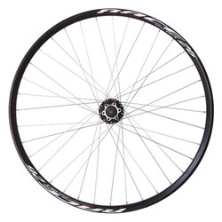 Колесо задн. VLT 29" AL 36H Дисковий WANGZHEN 208RBQ під тріскачку чорний пром. підшипник 8-9-10 шв
