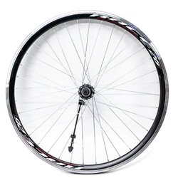 Колесо задн. VLT 29" AL 36H під V-brake WANGZHEN 201RBQ під тріскачку чорний пром. підшипник 8-9-10 шв