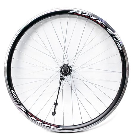 Колесо задн. VLT 29" AL 36H під V-brake WANGZHEN 201RBQ під тріскачку чорний пром. підшипник 8-9-10 шв