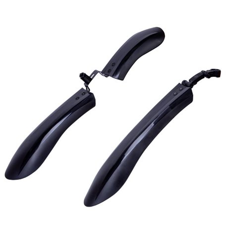 Крила 24-29" Пластик швидкознімне XGNB-062-3 чорний без стійки під фетбайк