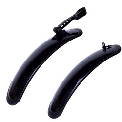 Крила 24-29" Пластик швидкознімне, кріпл. на горилу XGNB-096 чорний без стійки під фетбайк