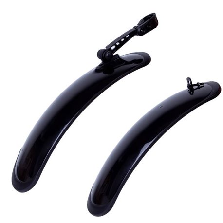 Крила 24-29" Пластик швидкознімне, кріпл. на горилу XGNB-096 чорний без стійки під фетбайк