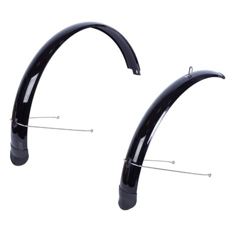 Крила 27.5" Pl ширина80мм BRAVVOS X080 чорний зі стійкою f.375 r.375 повнорозмірне