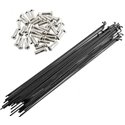 Спиця Нержавіюча сталь Чорна 285mm SN\BK ( Пачка 100шт)