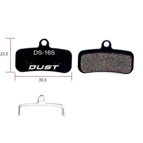 Колодки гальмівні disc напівметал DUST DS-16-1 SAINT M810, 820 ZEE M640