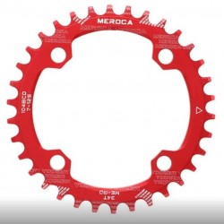 Звезда шатунов Narrov Wide Meroca круглая 104 bcd красная 34T