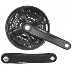 Шатун Prowheel CN68 звезды 24/34/42T черный 170 мм