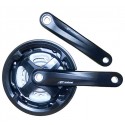 Шатуны Prowheel CM68 звезды 24/34/42T черный алюминиевые