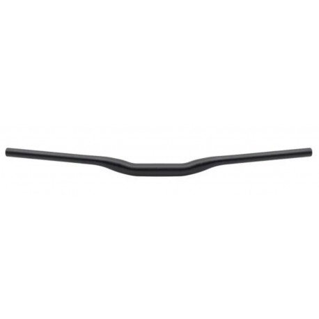 Руль AL 31.8мм L680мм rise: 20-30 mm back swept 9° черн. YL-004