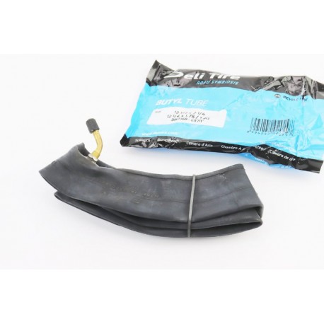 Камера 12"х1/2х2 1/4 з кривим ніпелем (Schrader AV) DELI