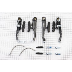 Гальмо V-brake 110мм (2 колеса), алюмінієве, чорне LV12DG ARTEK