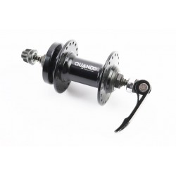 Втулка передня MTB алюмінієва 14Gx36H, Disk-brake, кріпл. ексцентрик, чорна KT-MD7F QUANDO