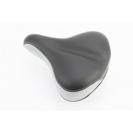 Сиденье ХВЗ 240x200, чёрно-серое GS-608 Grand Star