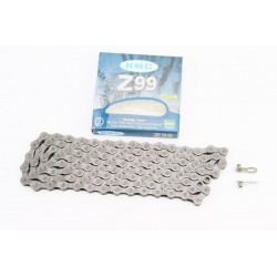 Цепь приводная 1/2х11/128х116L 9 скоростей, серая Z99 KMC