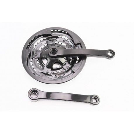 Шатуни "квадрат" 170мм, 48.38.28T MTB, чорні "вузький" BL 01 Китай