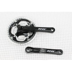 Шатуни "квадрат" 170мм, 42.34.24Т MTB, чорні NSP-3003 Neco