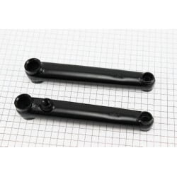 УЦЕНКА вело Шатуны "шлицы 48T-19мм" 175мм BMX, чёрные KL-8800S (без болта) Китай