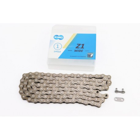 Цепь приводная 1/2х1/8х112L 1 скорость, коричневая Z1 KMC