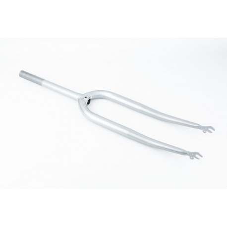 Вилка 28" с резьбой 1" (25,4мм), шток 240мм, серая Китай