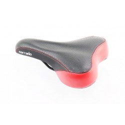Сидіння MTB 260x160мм з кріпленням, чорно-червоне CORRADO 6690 Китай